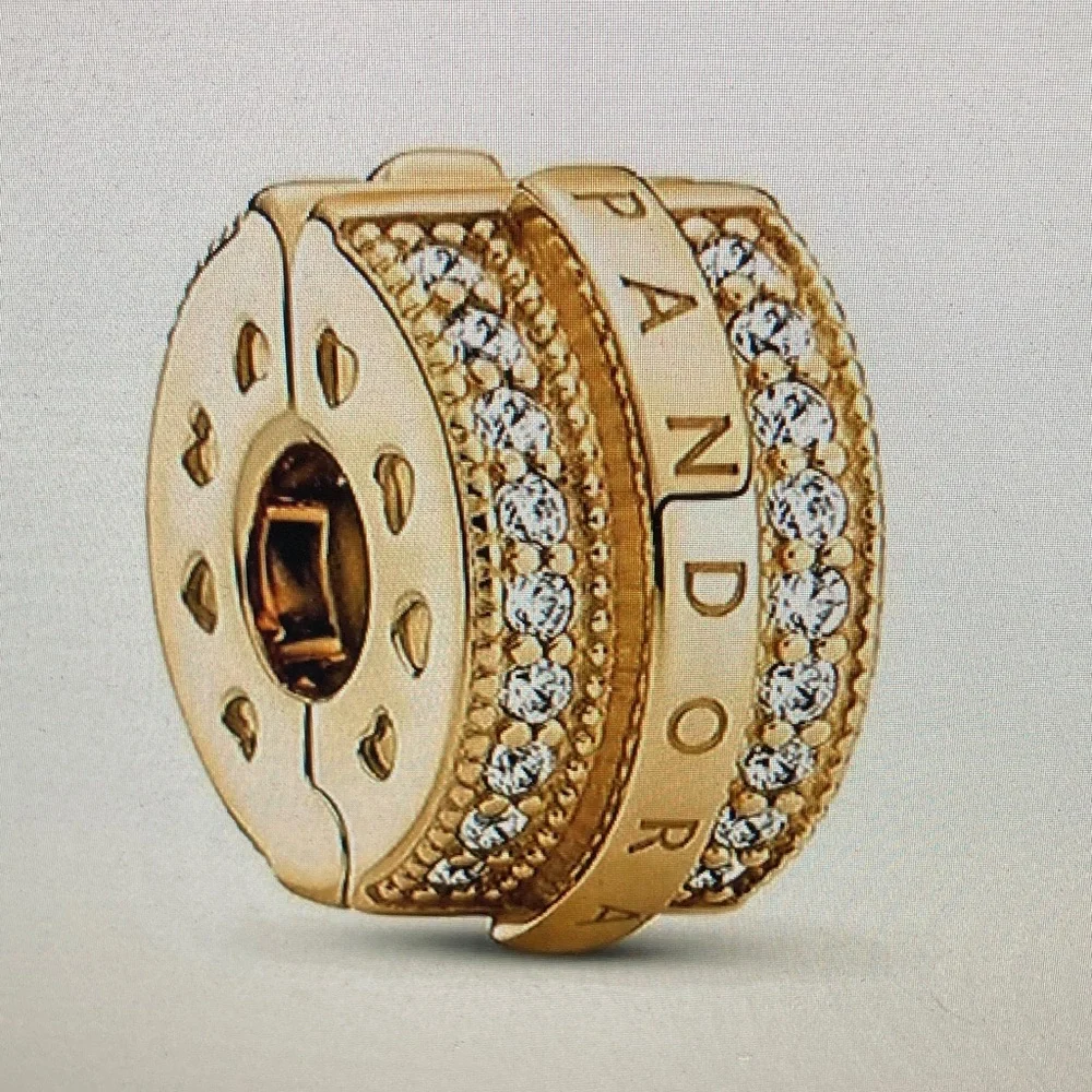 Pandora Gold and Silver Bracelet Charm